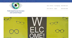Desktop Screenshot of professionaleyecareassociates.com